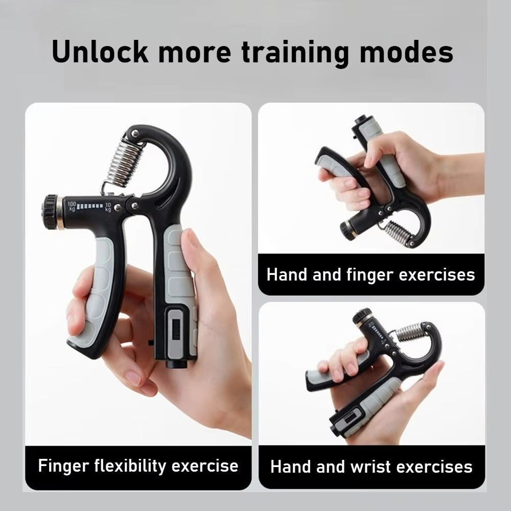 Adjustable Hand Gripper Exerciser with Counters