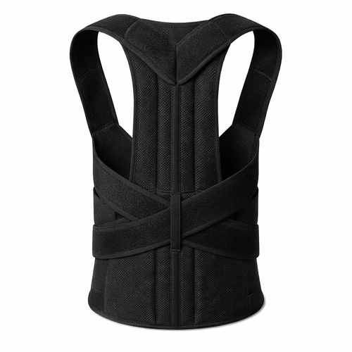 Adjustable Back Support Belt | Posture Corrector | Spine & Shoulder Support Brace | Breathable Upper Back Support for Men & Women