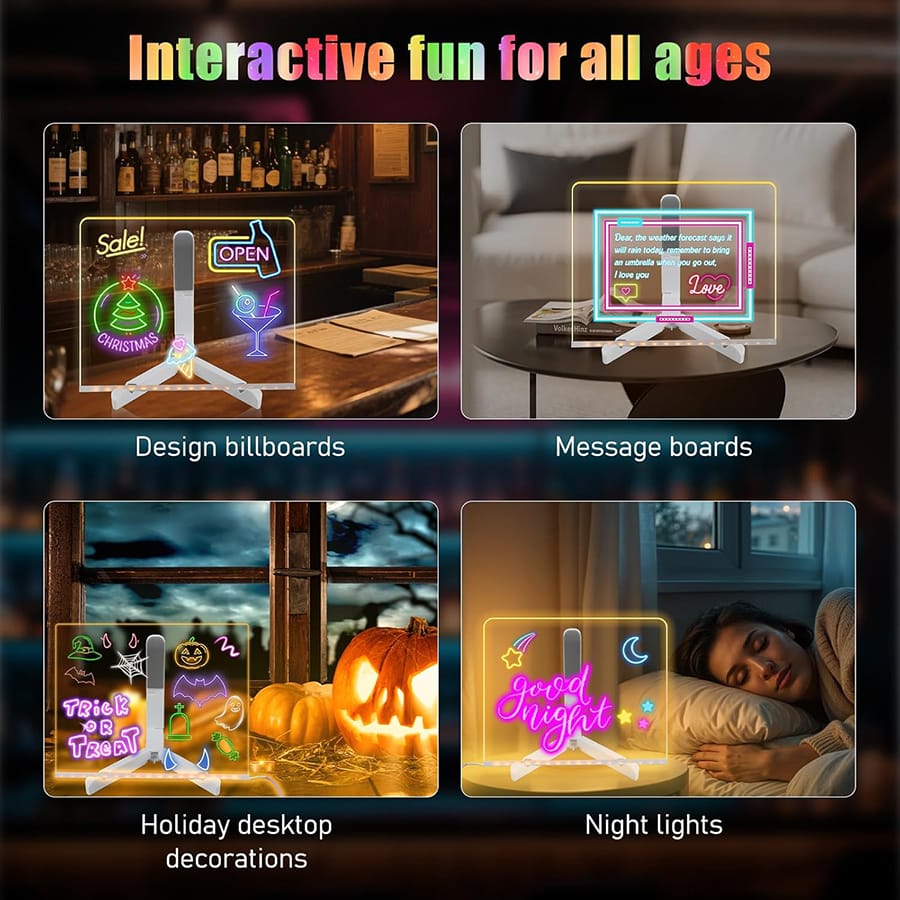 LED Light-Up Writing Board